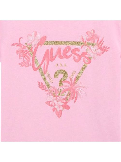 t-shirt bambina rosa GUESS | K5GI14K6YW4/G66G